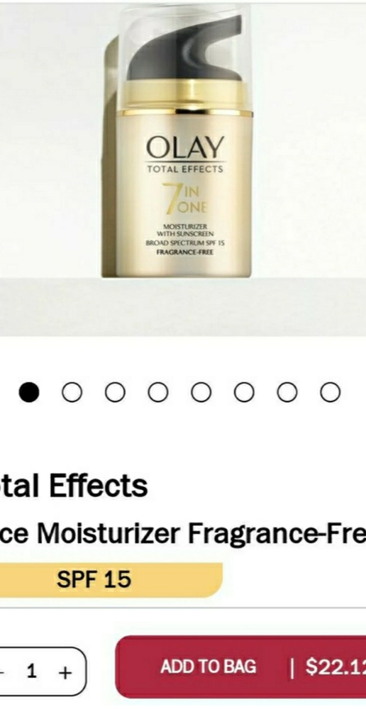 SOLD ON MERCARI!!! Olay Total Effects 7 In One